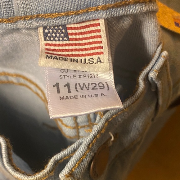 Stretchy High Rise Ripped Jeans in Light Blue - Picture 6 of 7